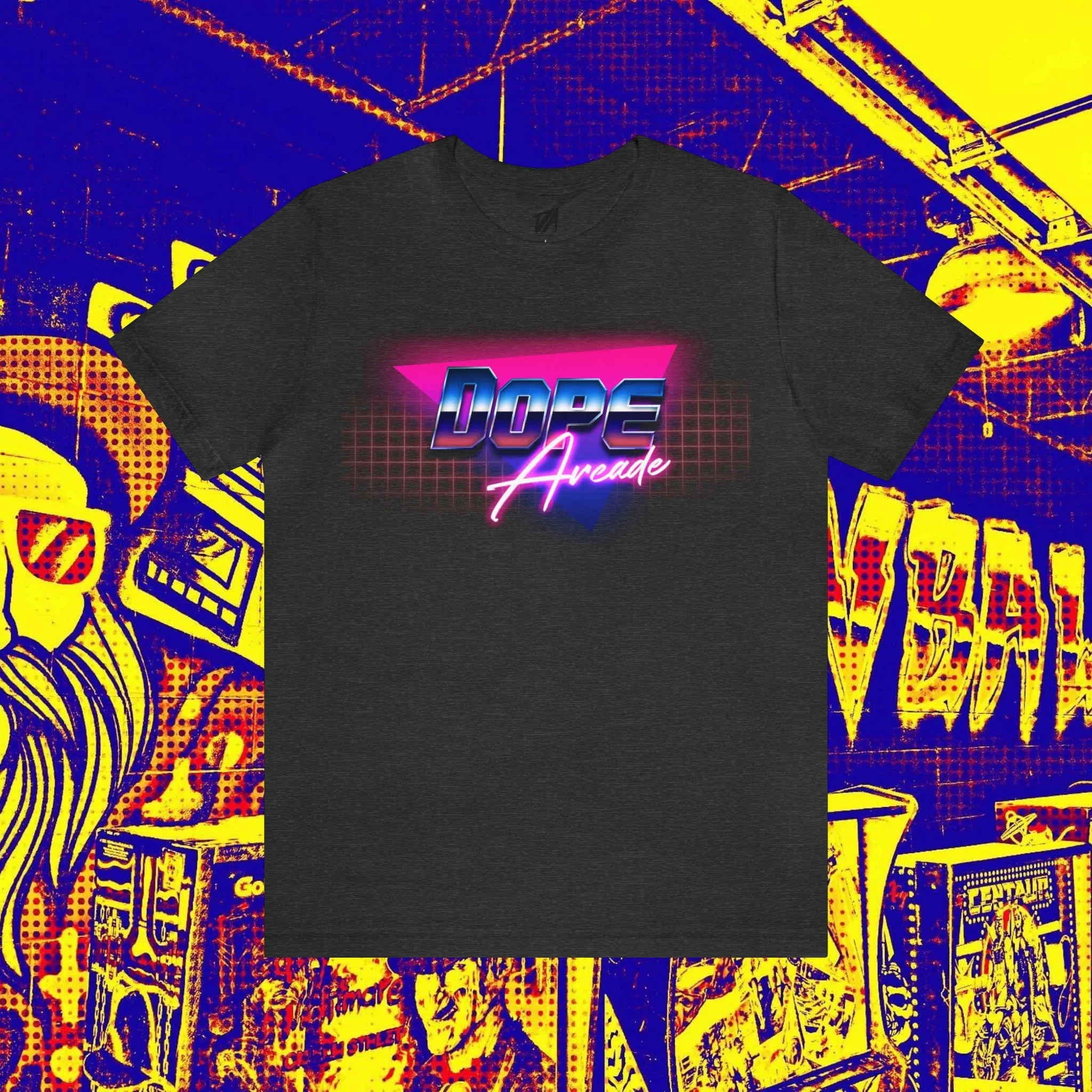 80's Neon Short Sleeve Tee