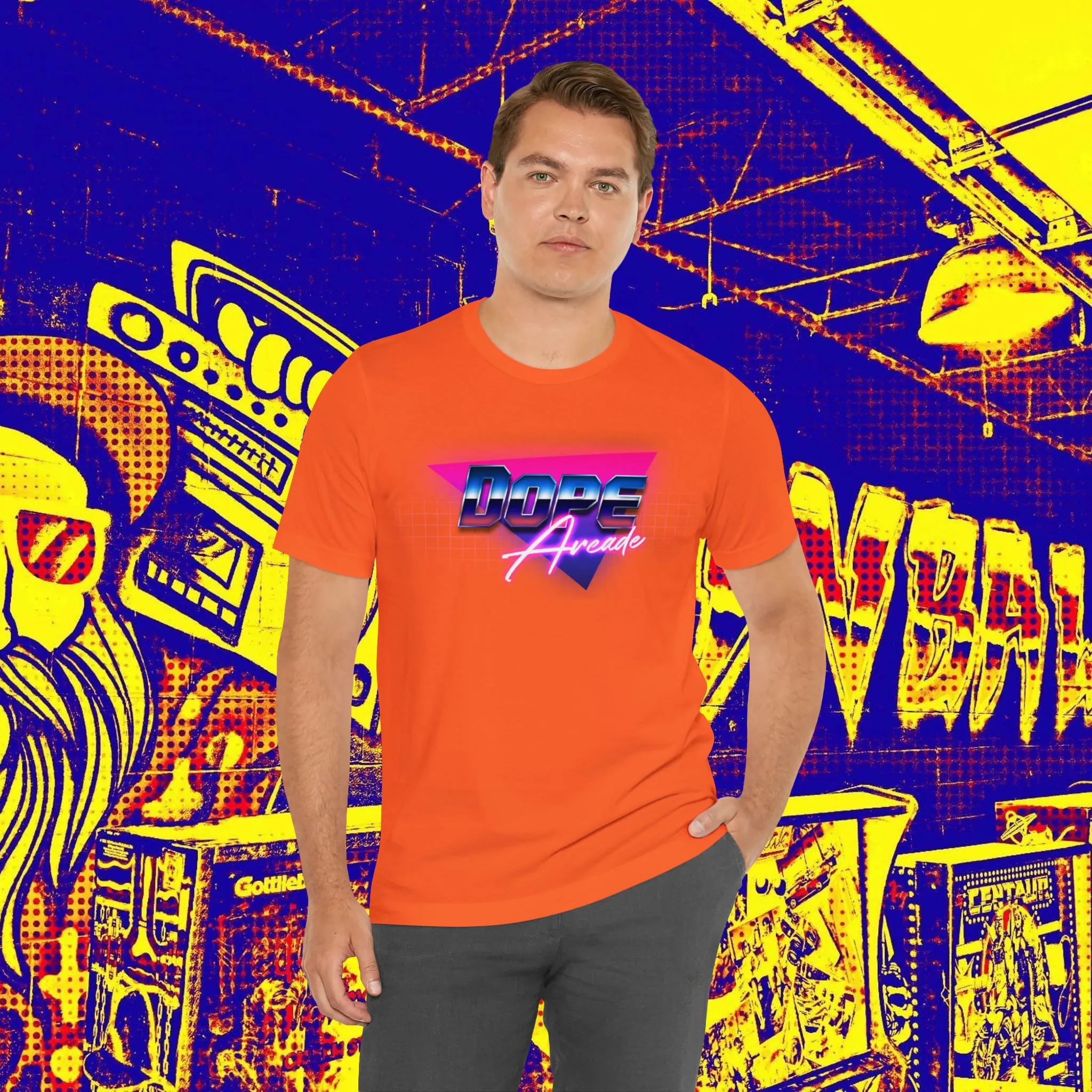 80's Neon Short Sleeve Tee