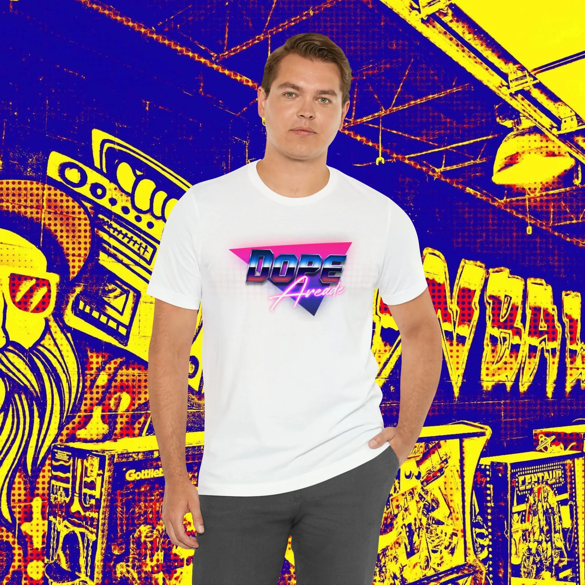 80's Neon Short Sleeve Tee