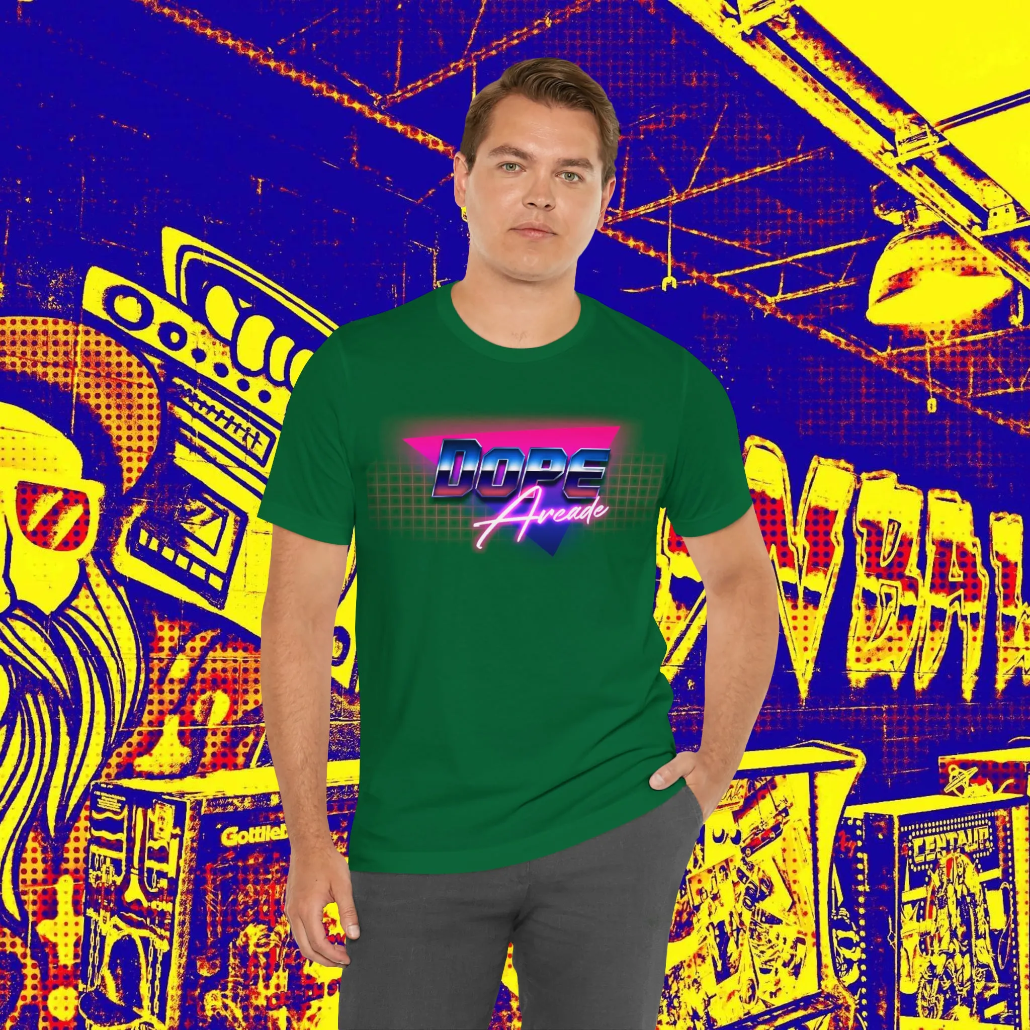 80's Neon Short Sleeve Tee