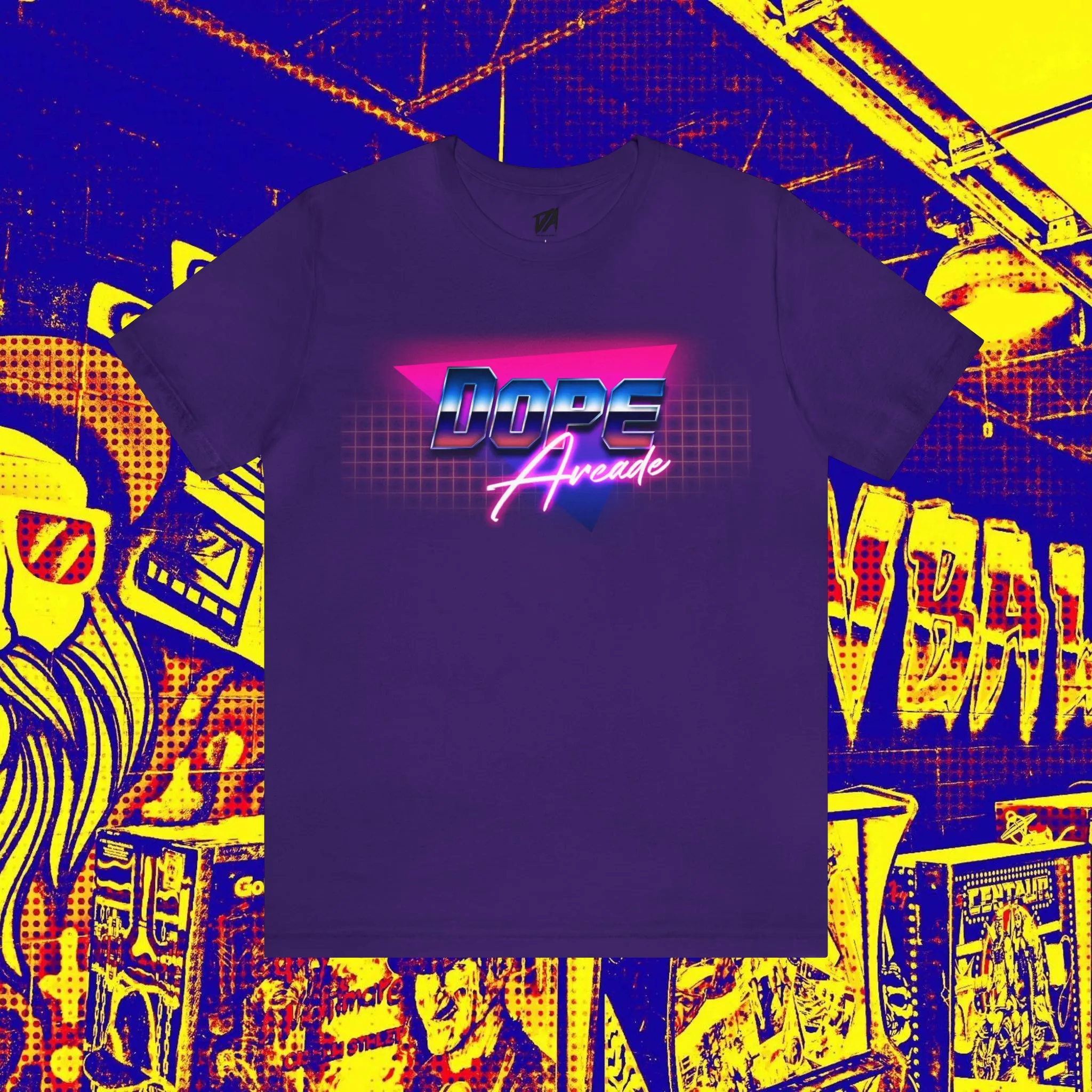 80's Neon Short Sleeve Tee