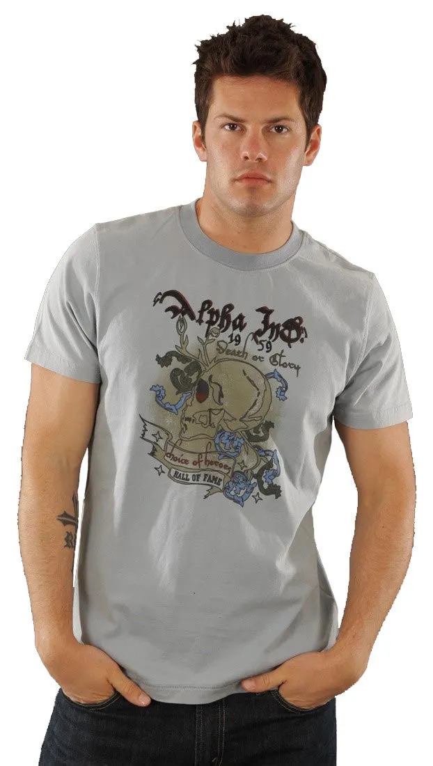 Alpha Industries Death or Glory Skull Mens Shirt