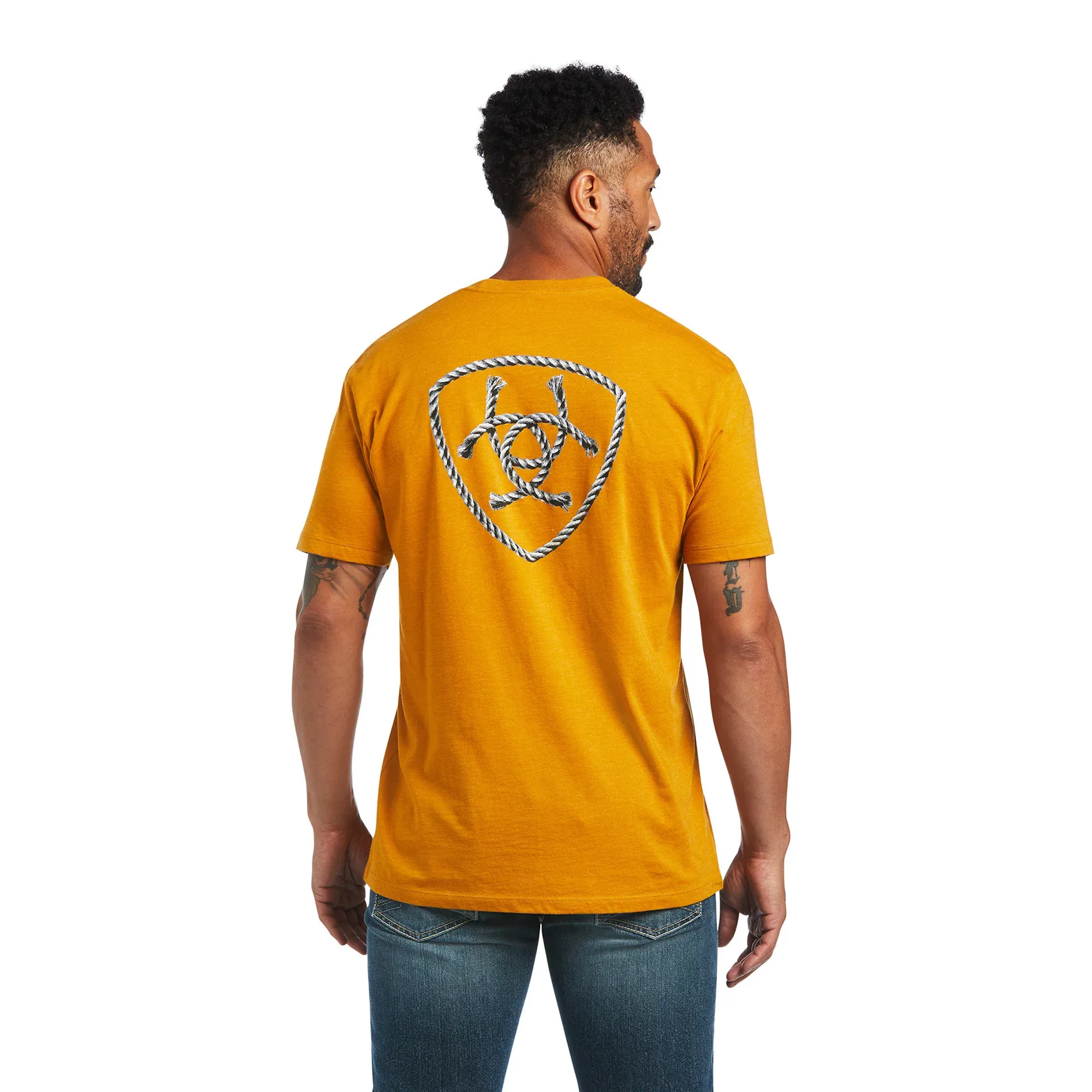 Ariat Men's Buckthorn Heather Rope Shield Graphic T-Shirt