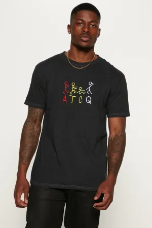 ATCQ Hieroglyphics Short Sleeve Tee - Black