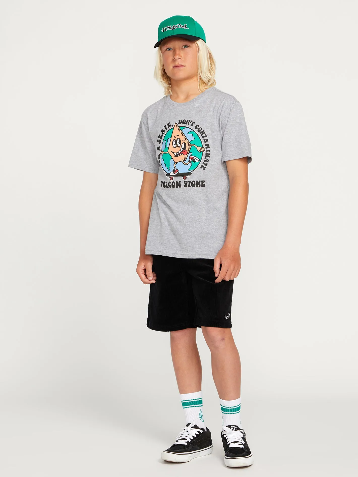 Big Boys Dontcontaminate Short Sleeve Tee - Ash Heather