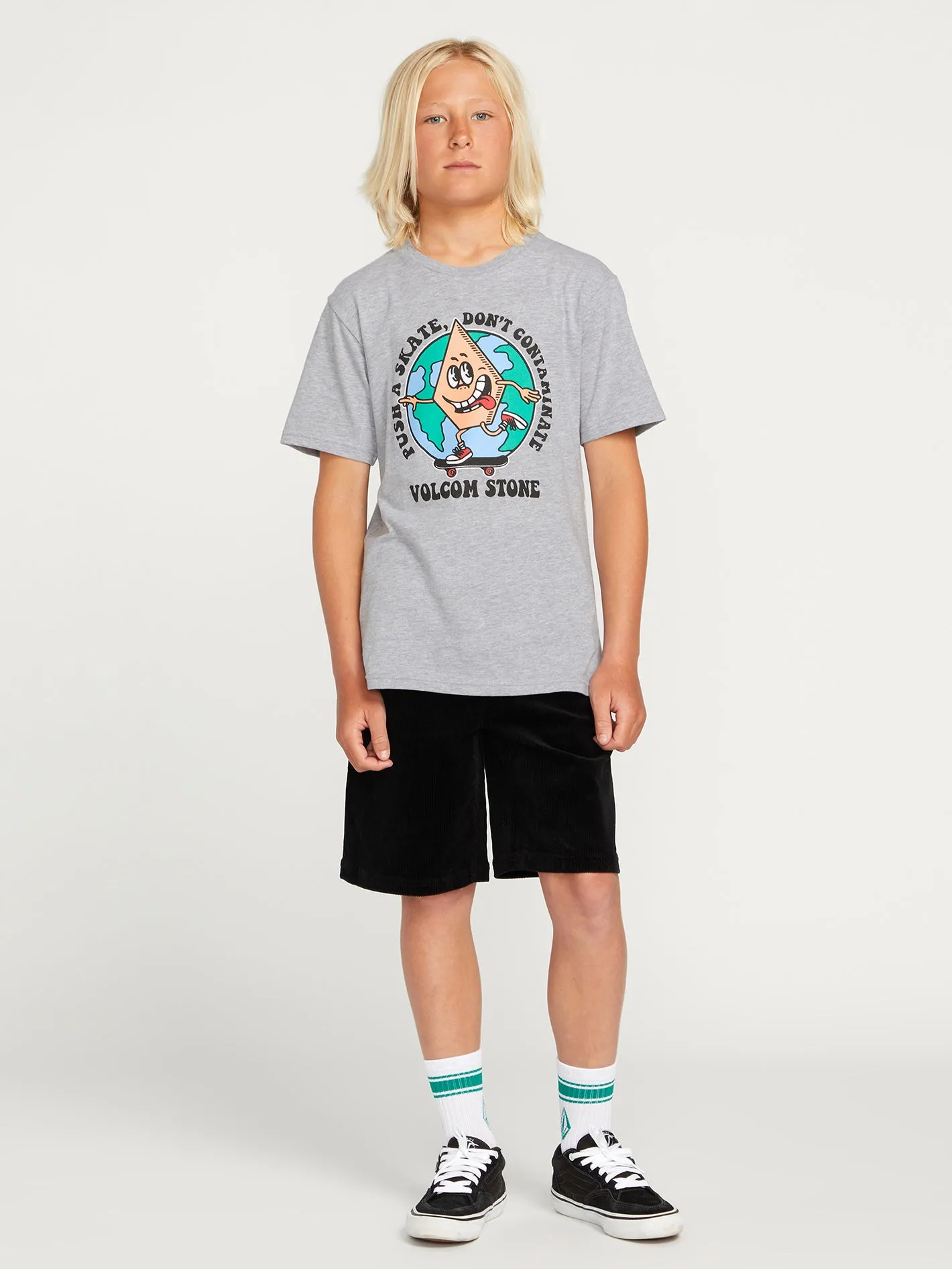 Big Boys Dontcontaminate Short Sleeve Tee - Ash Heather