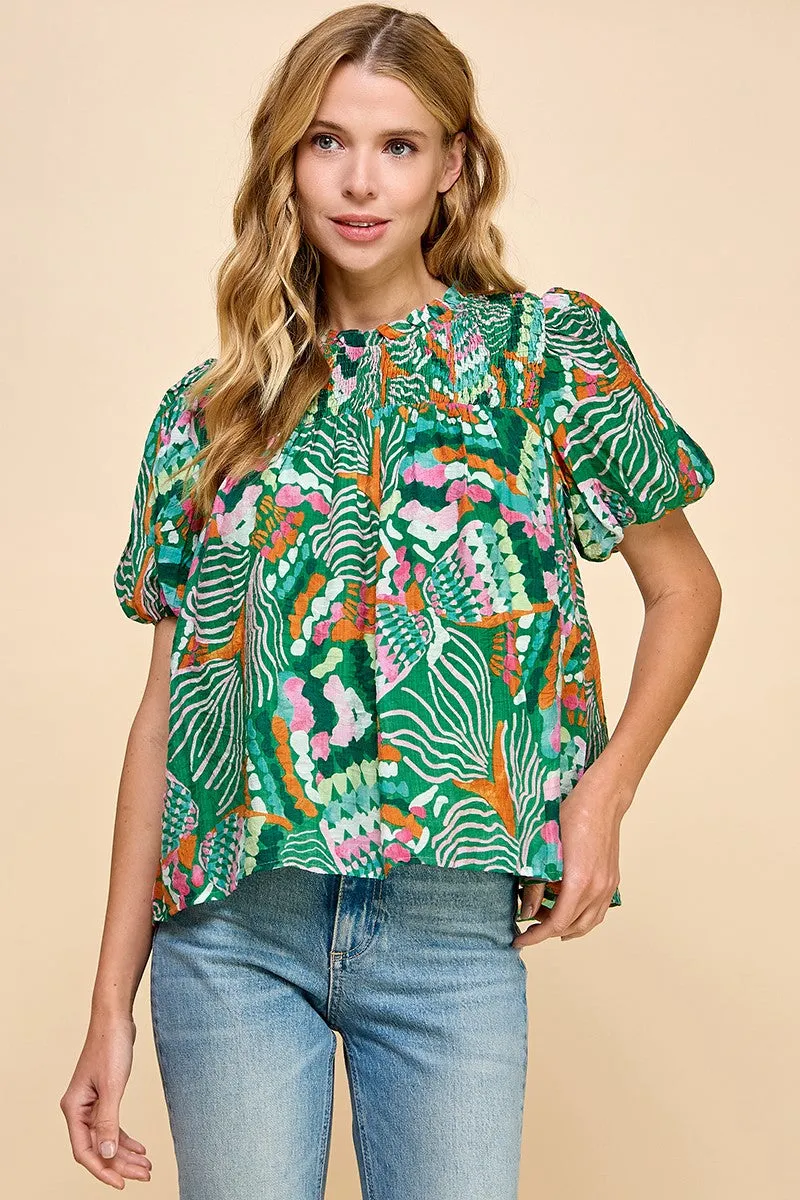 Blaire Printed Top