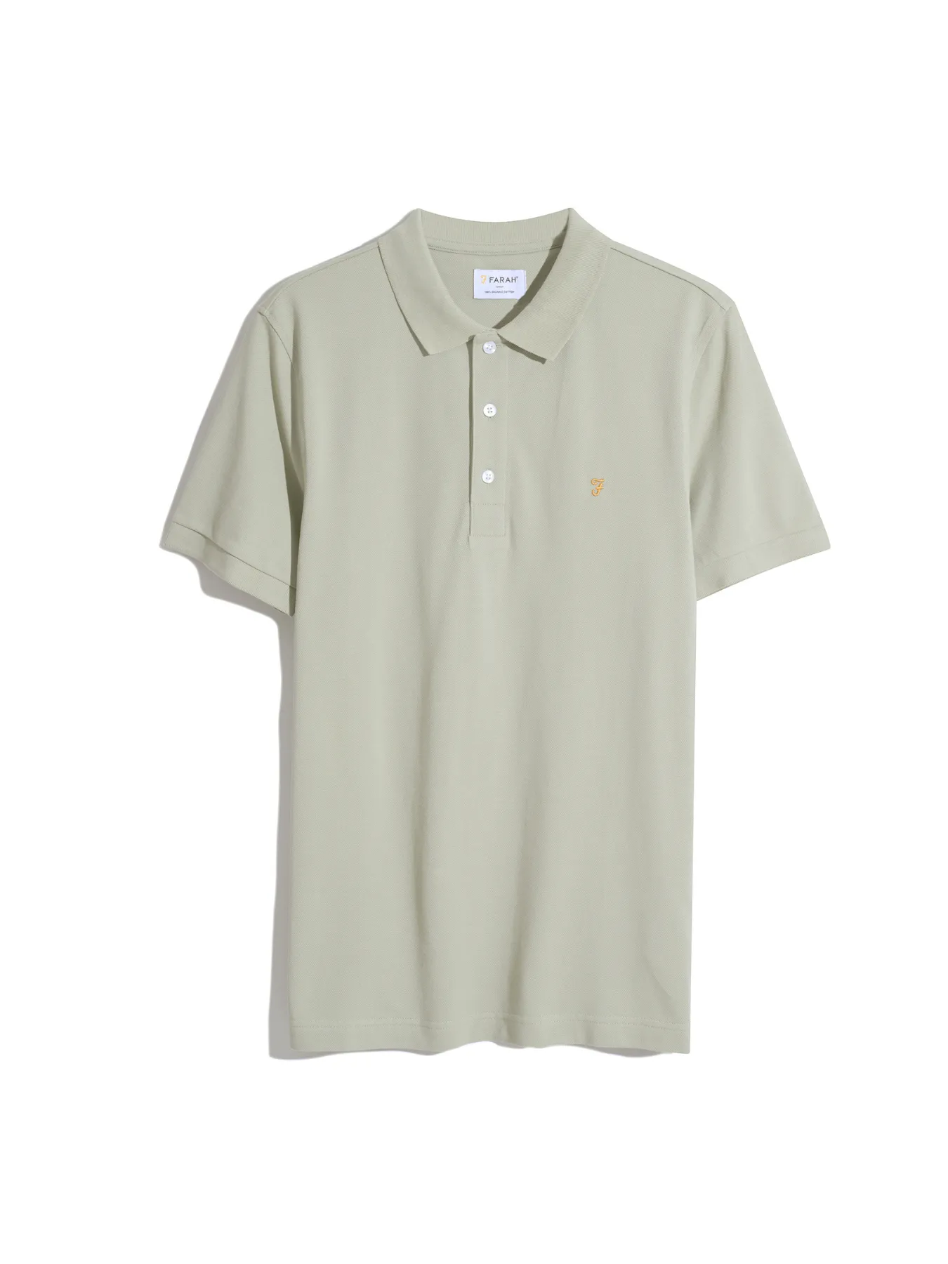 Blanes Organic Cotton Short Sleeve Polo Shirt In Balsam