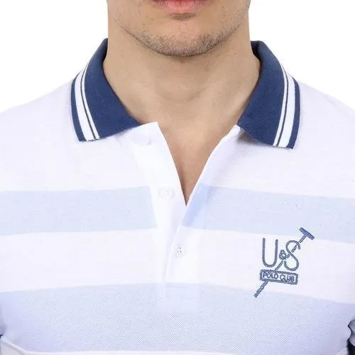 Blue L Ufford & Suffolk Polo Club Mens Polo Short Sleeves US006 BLUE