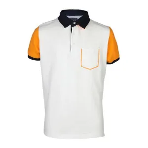 BOYS SHORT SLEEVE POLO - WHITE