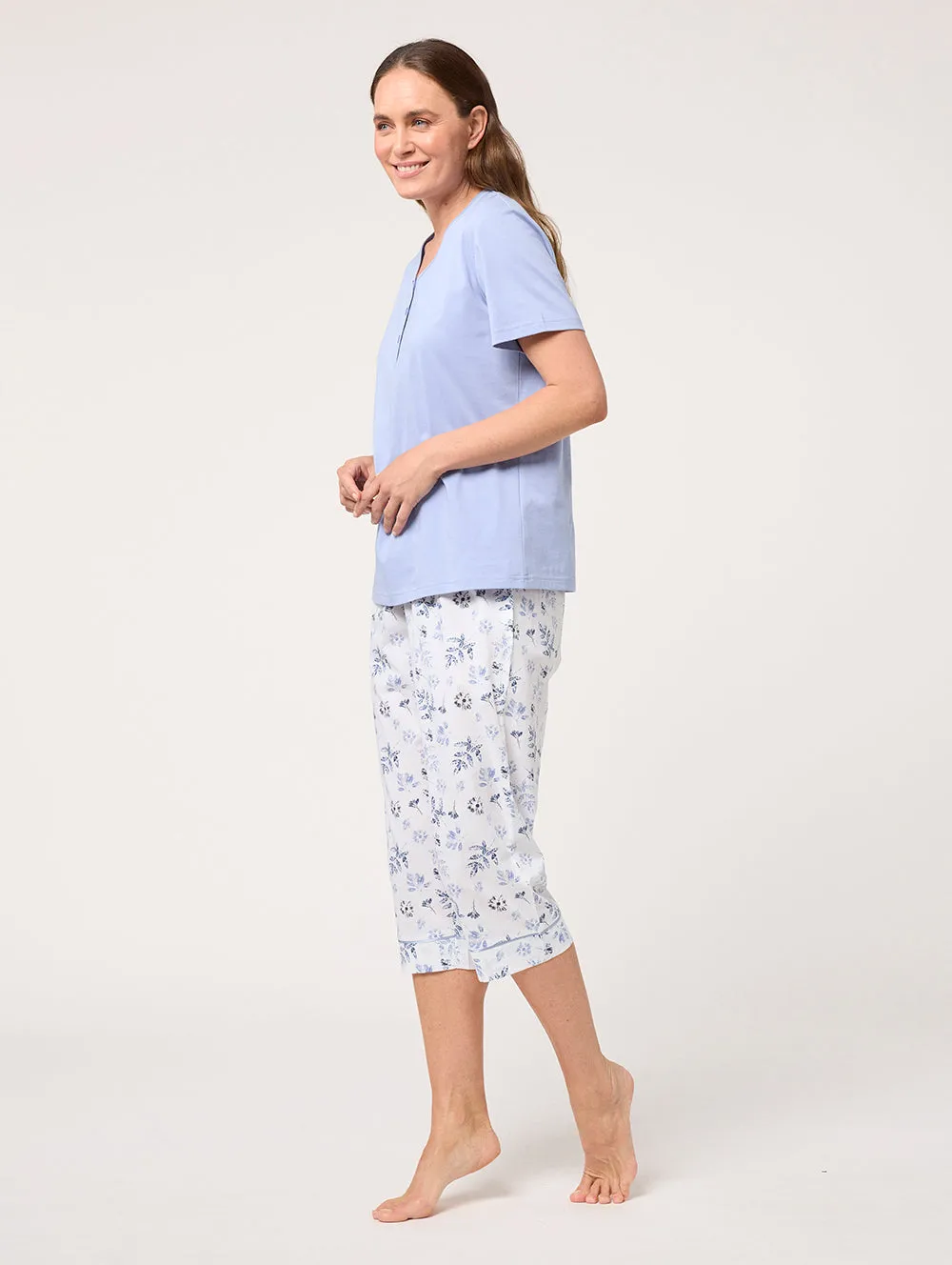 Bria Short Sleeve 3/4 Pyjama Set