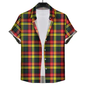 Buchanan Modern Tartan Short Sleeve Button Down Shirt