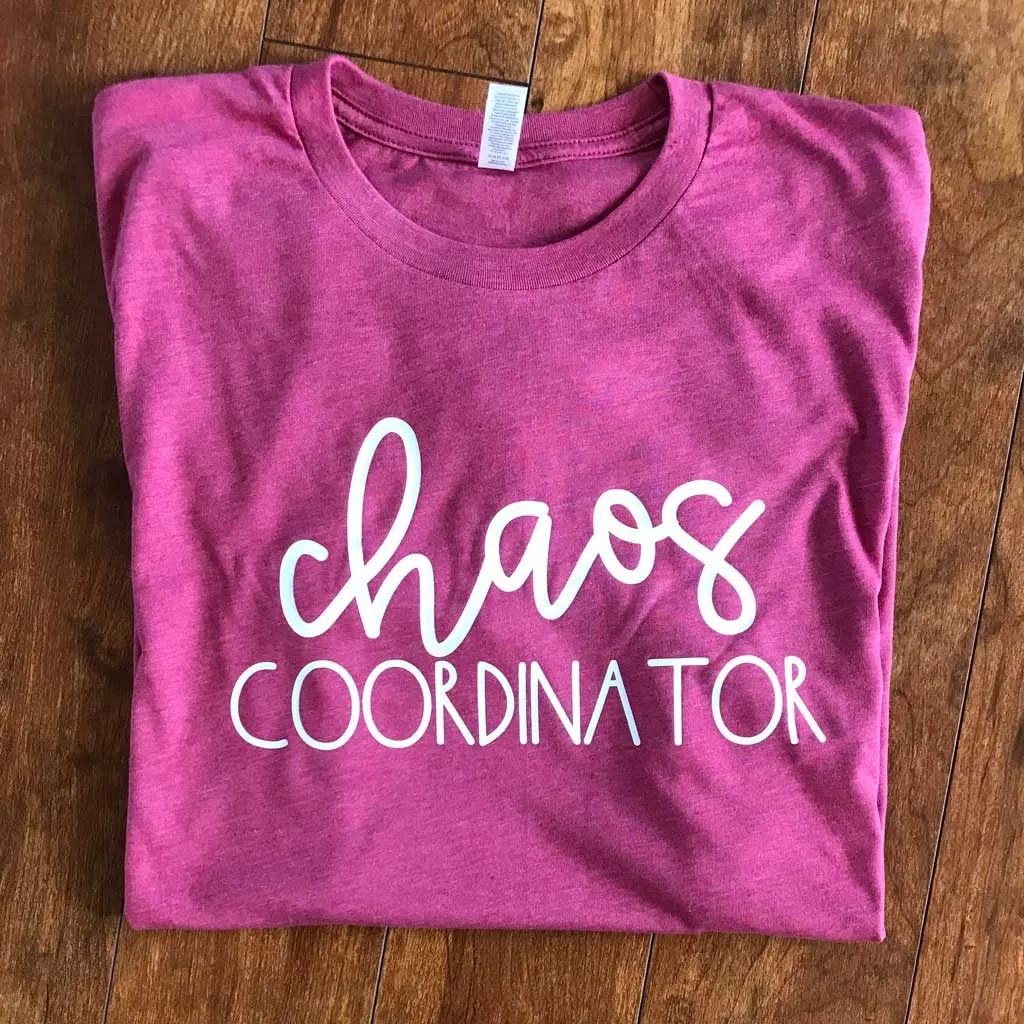 Chaos Coordinator Vinyl Design Shirt