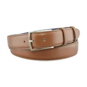 Chestnut brown box calf belt