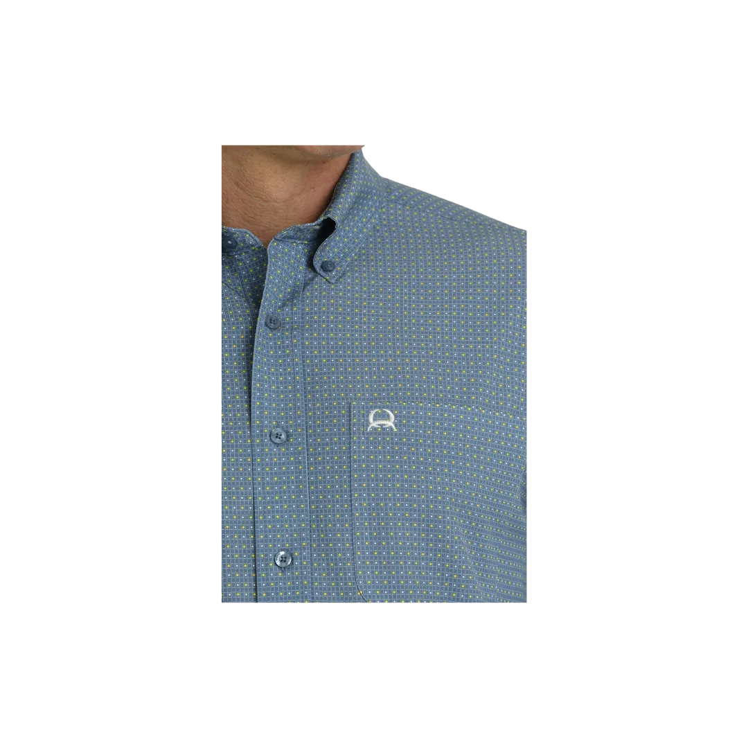 Cinch Men's Arenaflex Print Blue Shirt