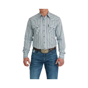 Cinch Men's Modern Fit Snap Western White Shirt