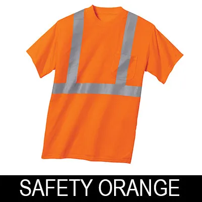 CornerStone Hi-Vis Safety T-Shirt, ANSI 107 Class 2