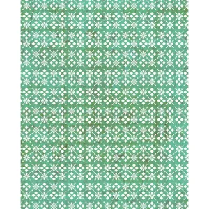 Distressed Green Diamond Printed Backdrop