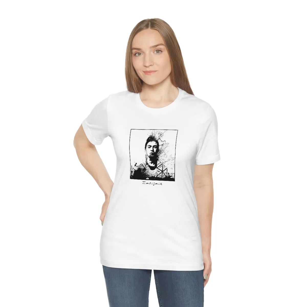 FRIDA REBEL Unisex Jersey Short Sleeve Tee by Insignia