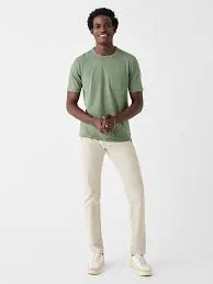 Green Sunwashed Pocket Tee