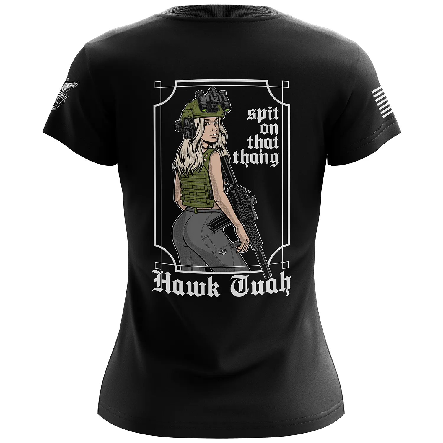 Hawk Tuah Women's Short Sleeve Shirt