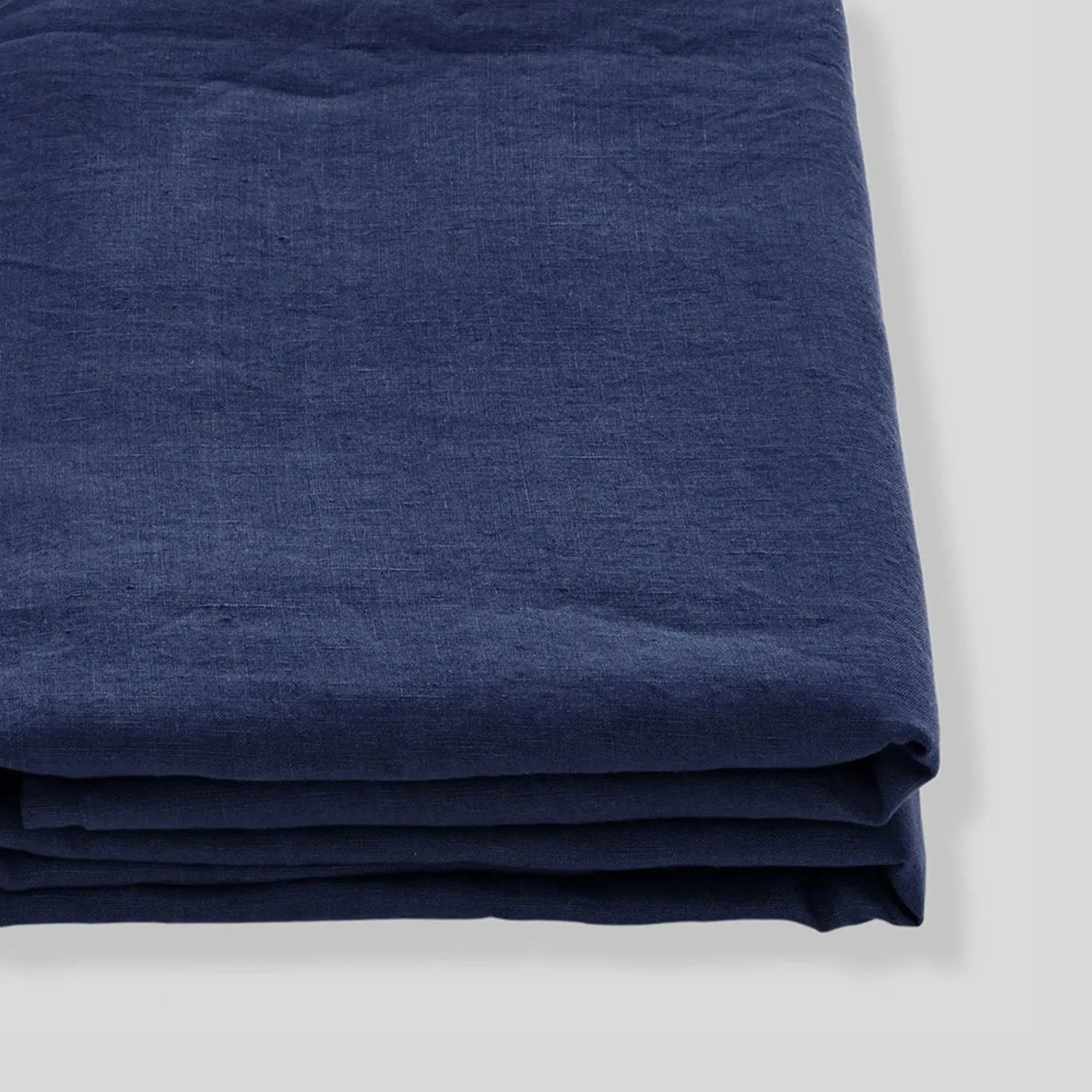 in bed | linen duvet cover | queen | midnight blue - LC