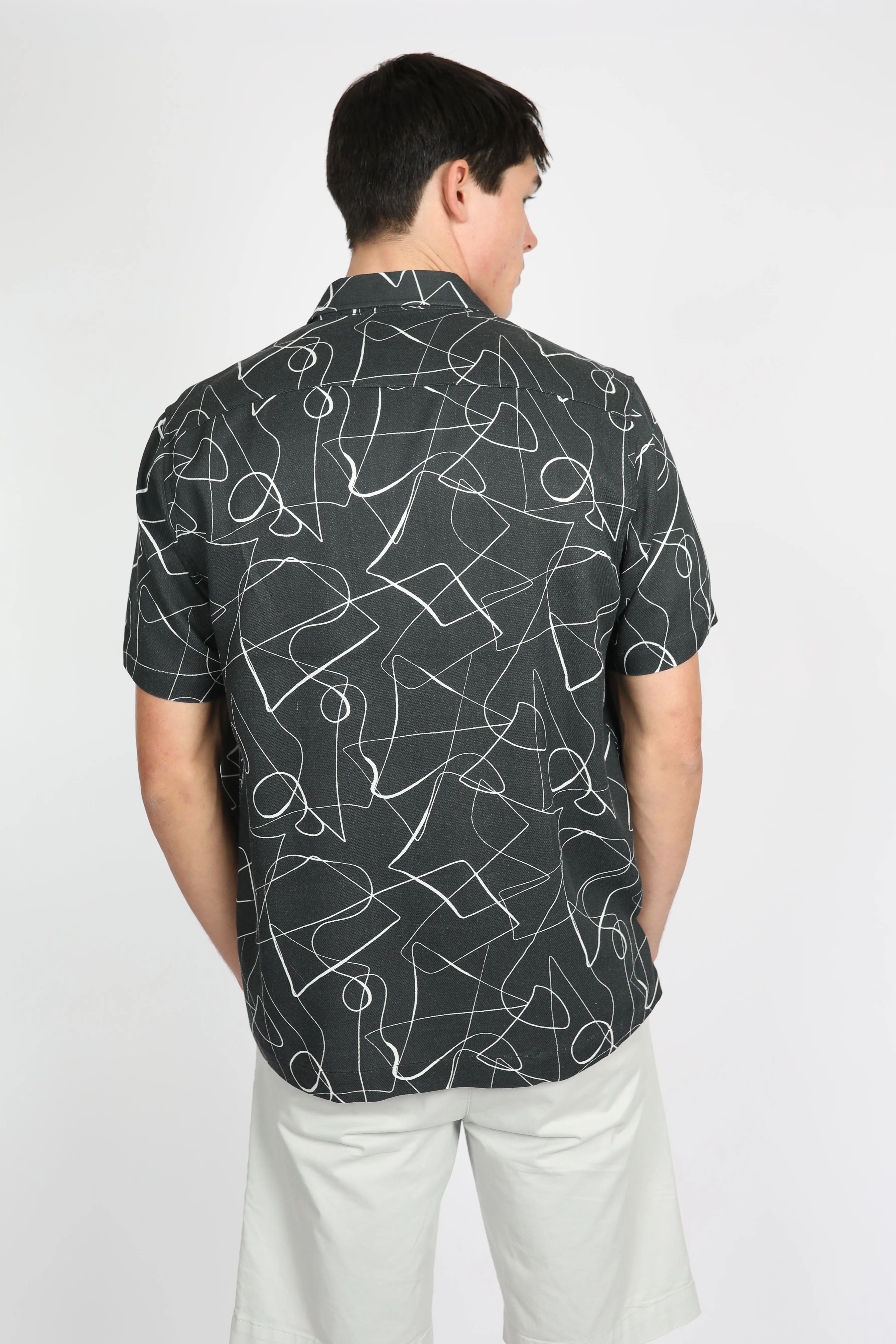 Linear Short Sleeve Shirt