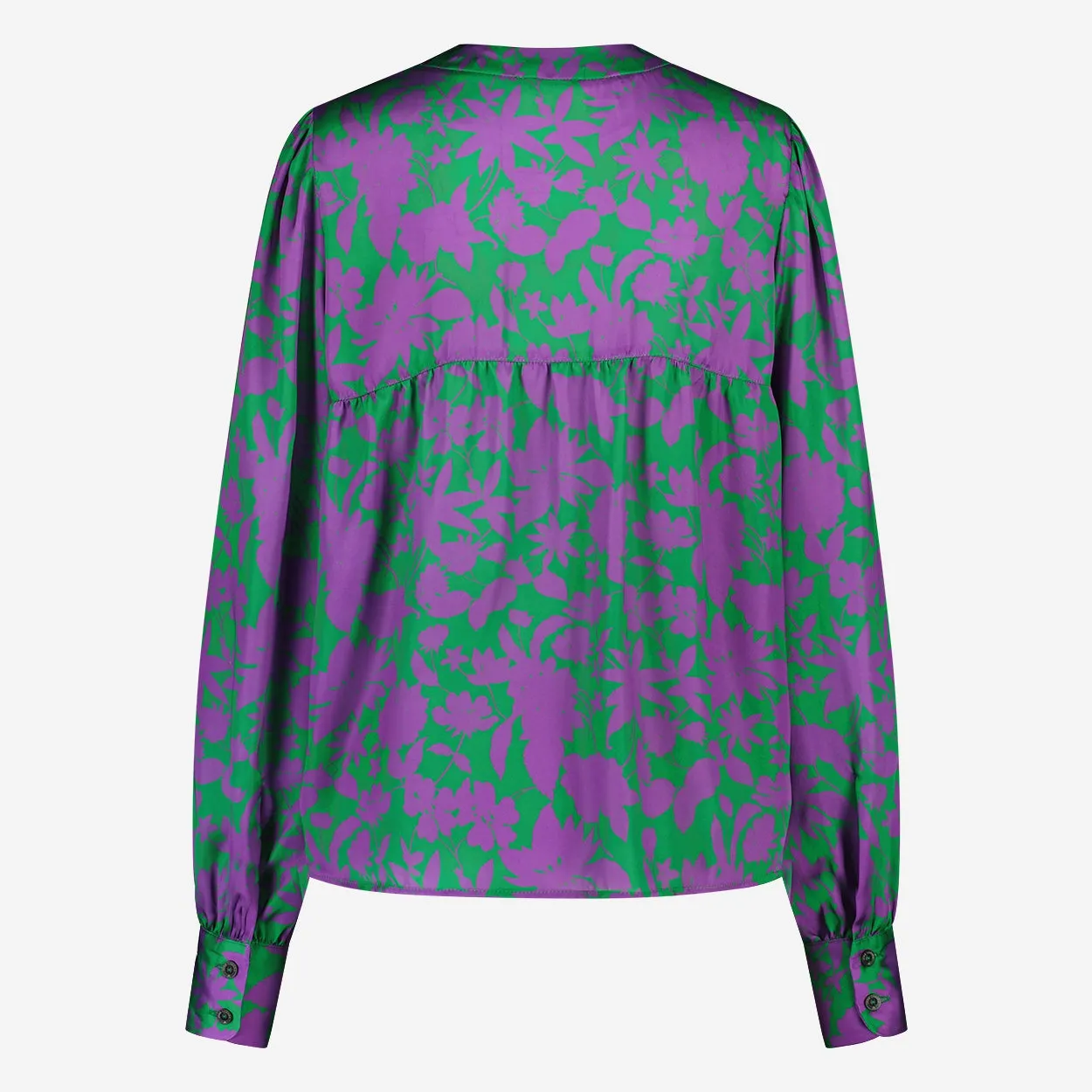 Liza Blouse | Green Purple