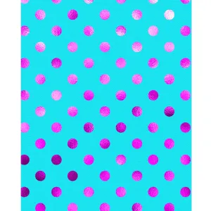 Magenta Polka Dots Printed Backdrop