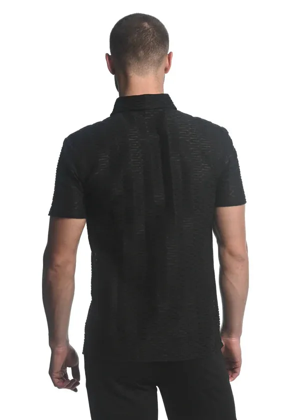 Maze Hex Gossamer Stretch Shirt