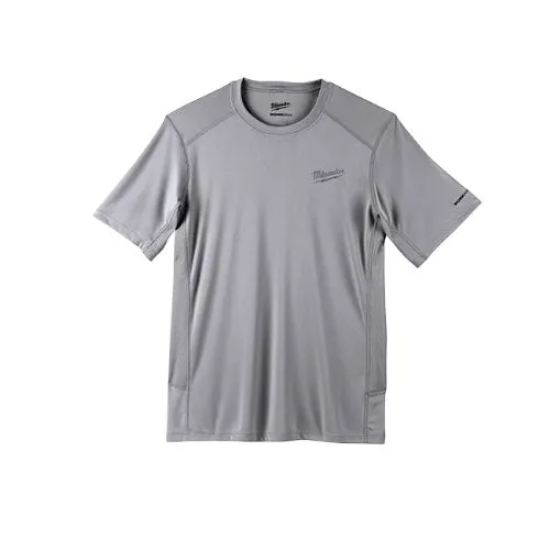 Milwaukee 414G-2X WORKSKIN Lightweight Performance Short Sleeve Shirt- Gray 2X