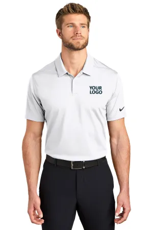 Nike Dry Essential Customized Polos, White