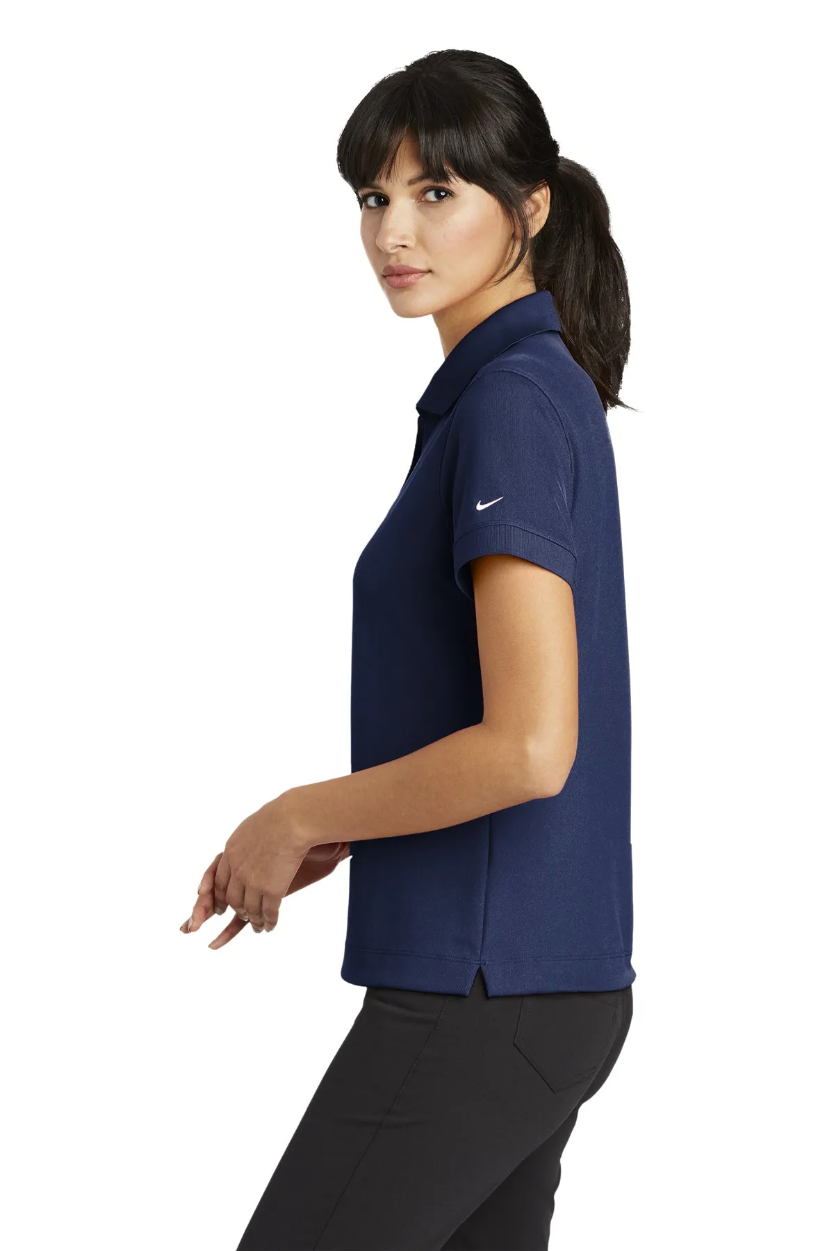 Nike Ladies Dri-FIT Classic Custom Polos, Midnight Navy