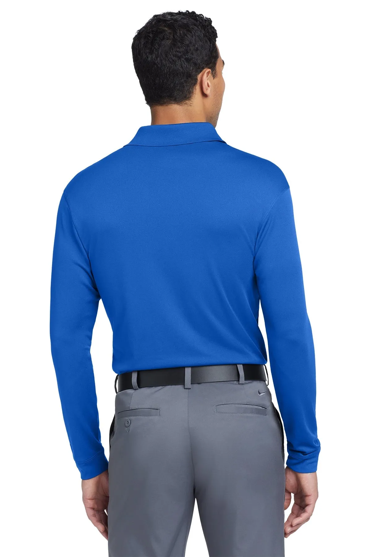 Nike Long Sleeve DriFIT Stretch Tech Polo, Blue Sapphire [AST]