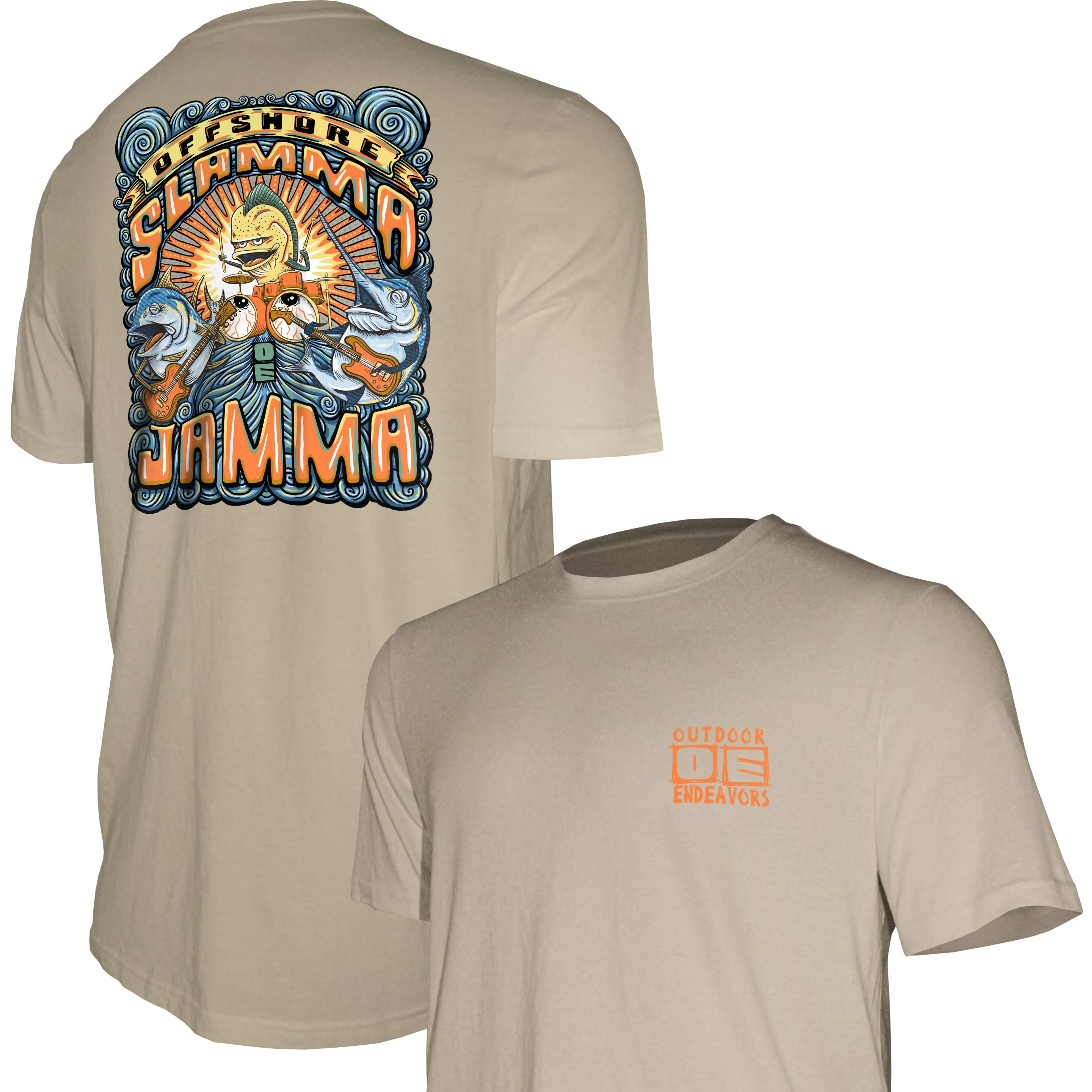 Outdoor Endeavors Attitude- Graphic Tee - Offshore Slamma Jamma