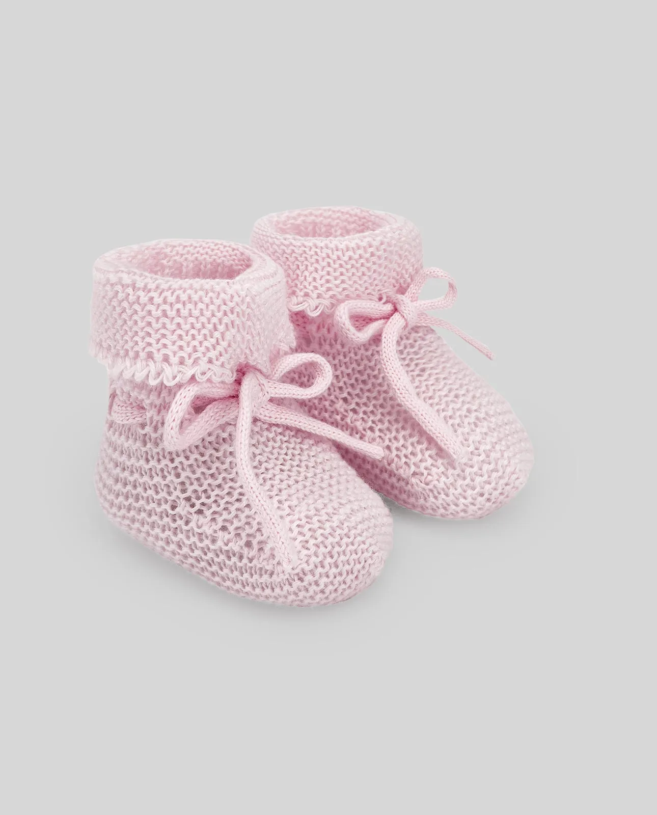 Paz Knit Booties - Pink