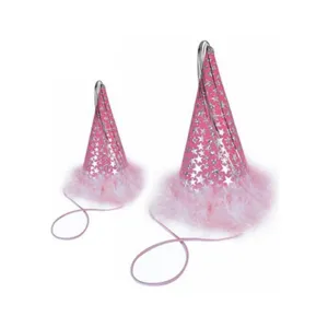 Pink Charming Pet Party Hat