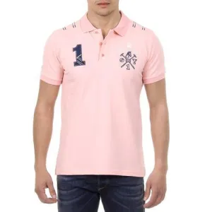 Pink L Ufford & Suffolk Polo Club Mens Polo Short Sleeves US008 PINK