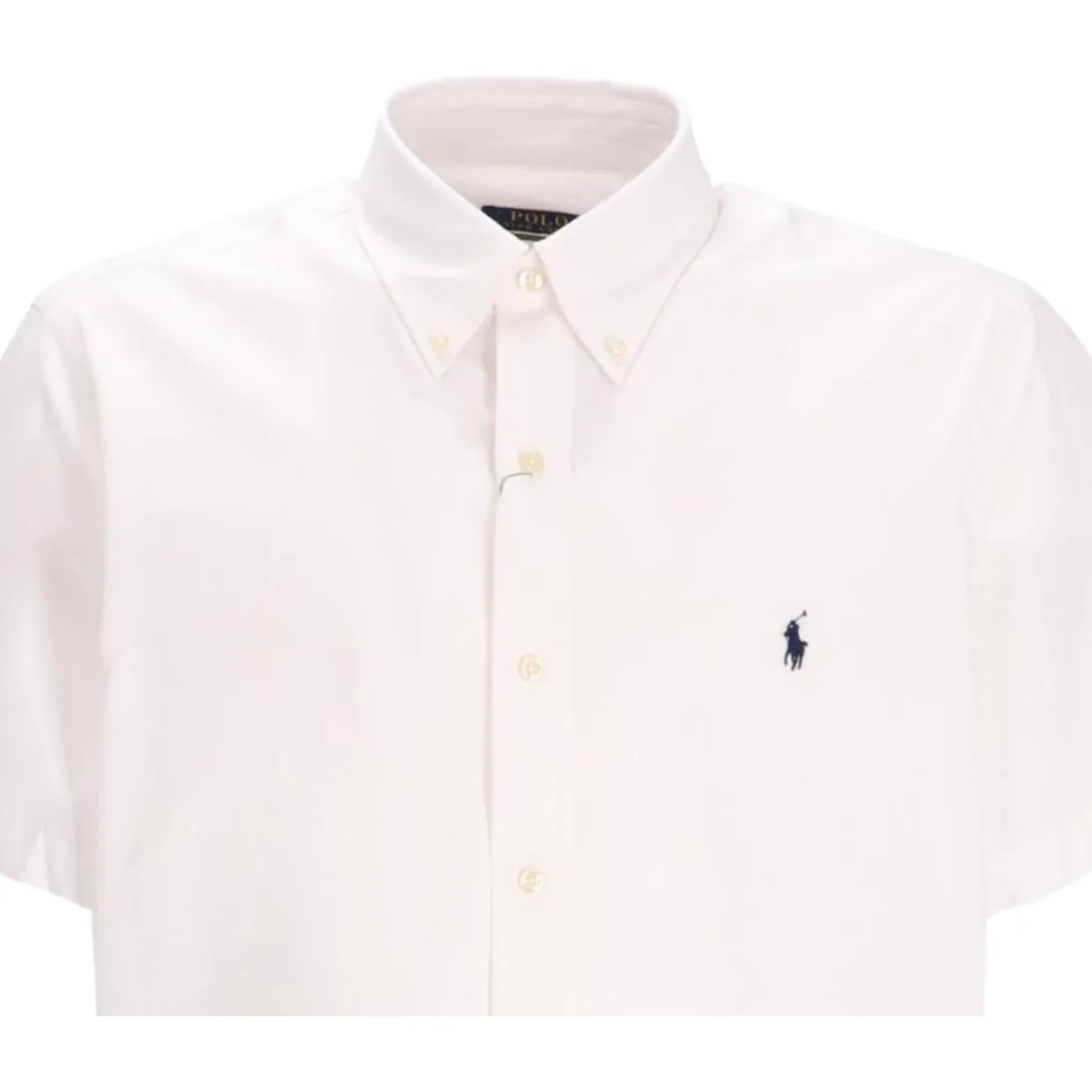 Polo Ralph Lauren Embroidery Logo White Short Sleeve Shirt