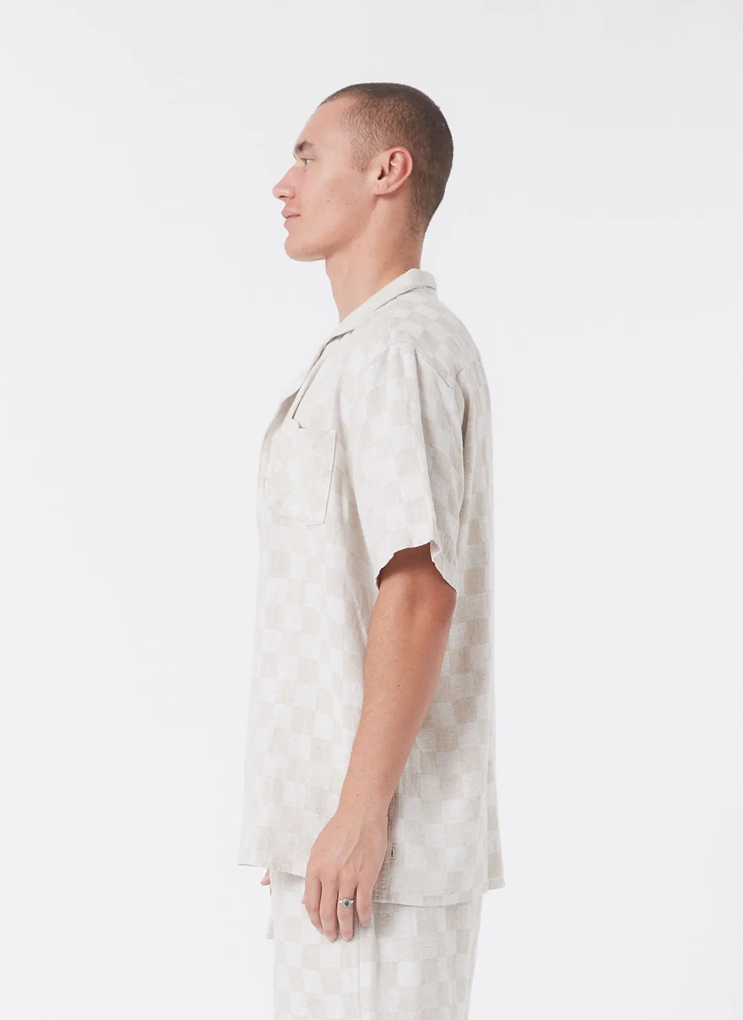 Resort Shirt Linen Checker