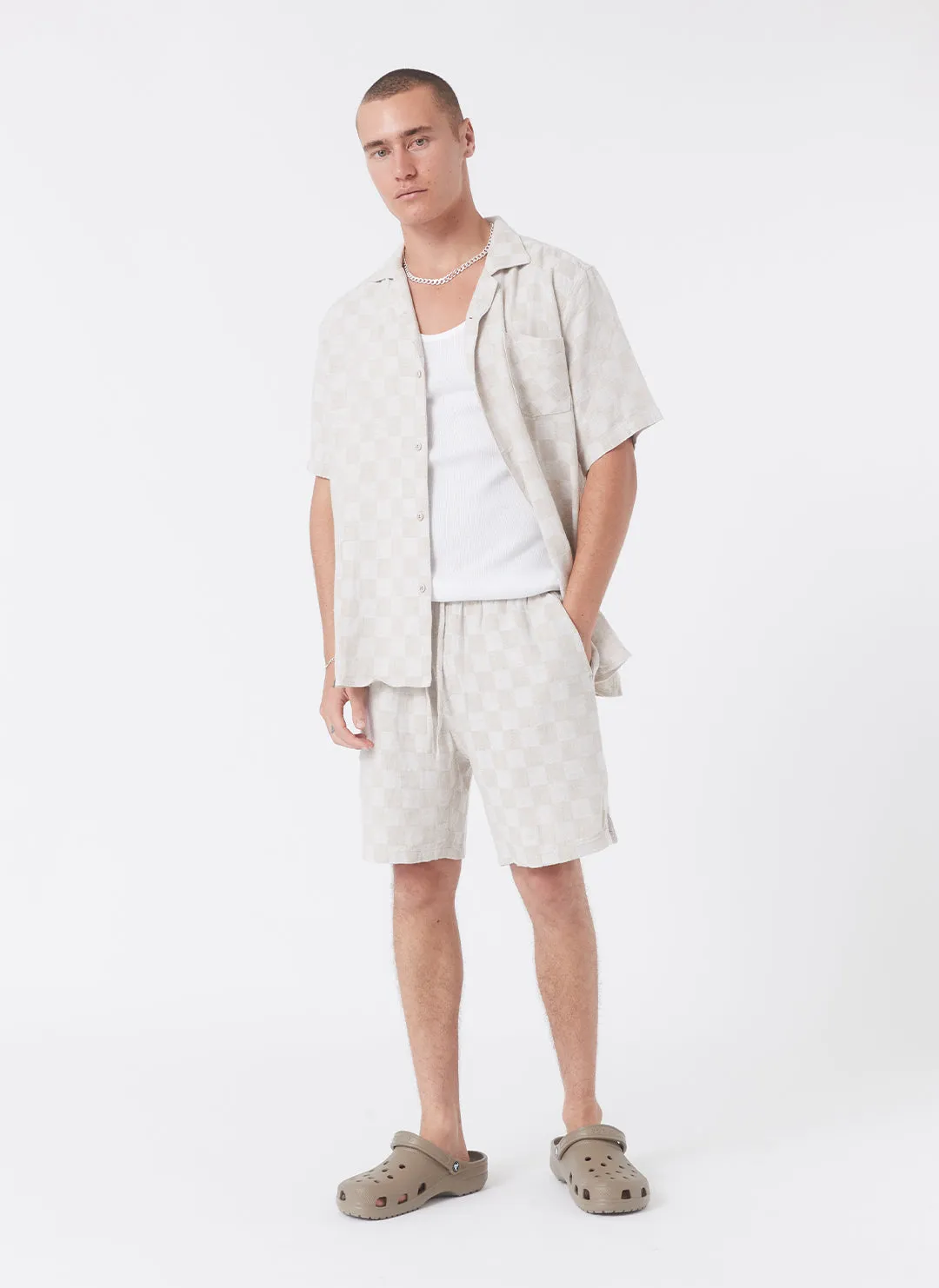 Resort Shirt Linen Checker