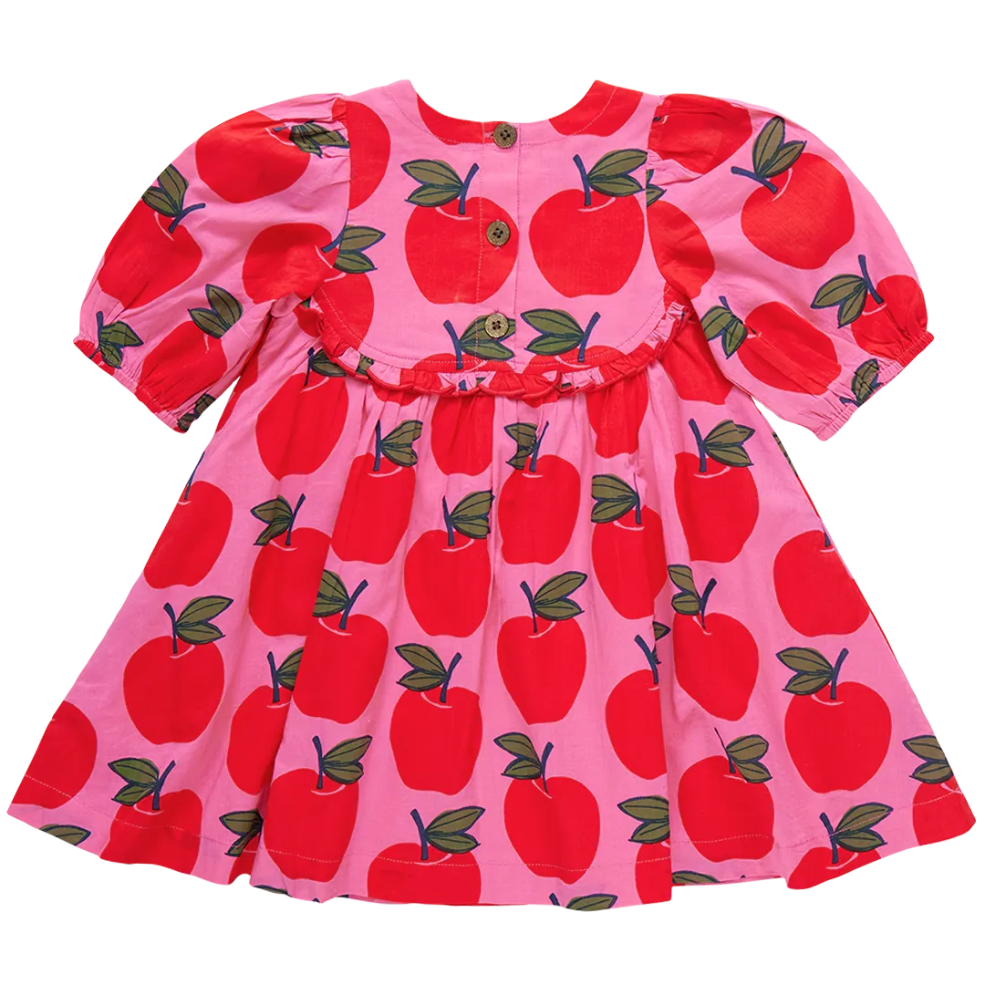 Rowan Dress- Pink Apples