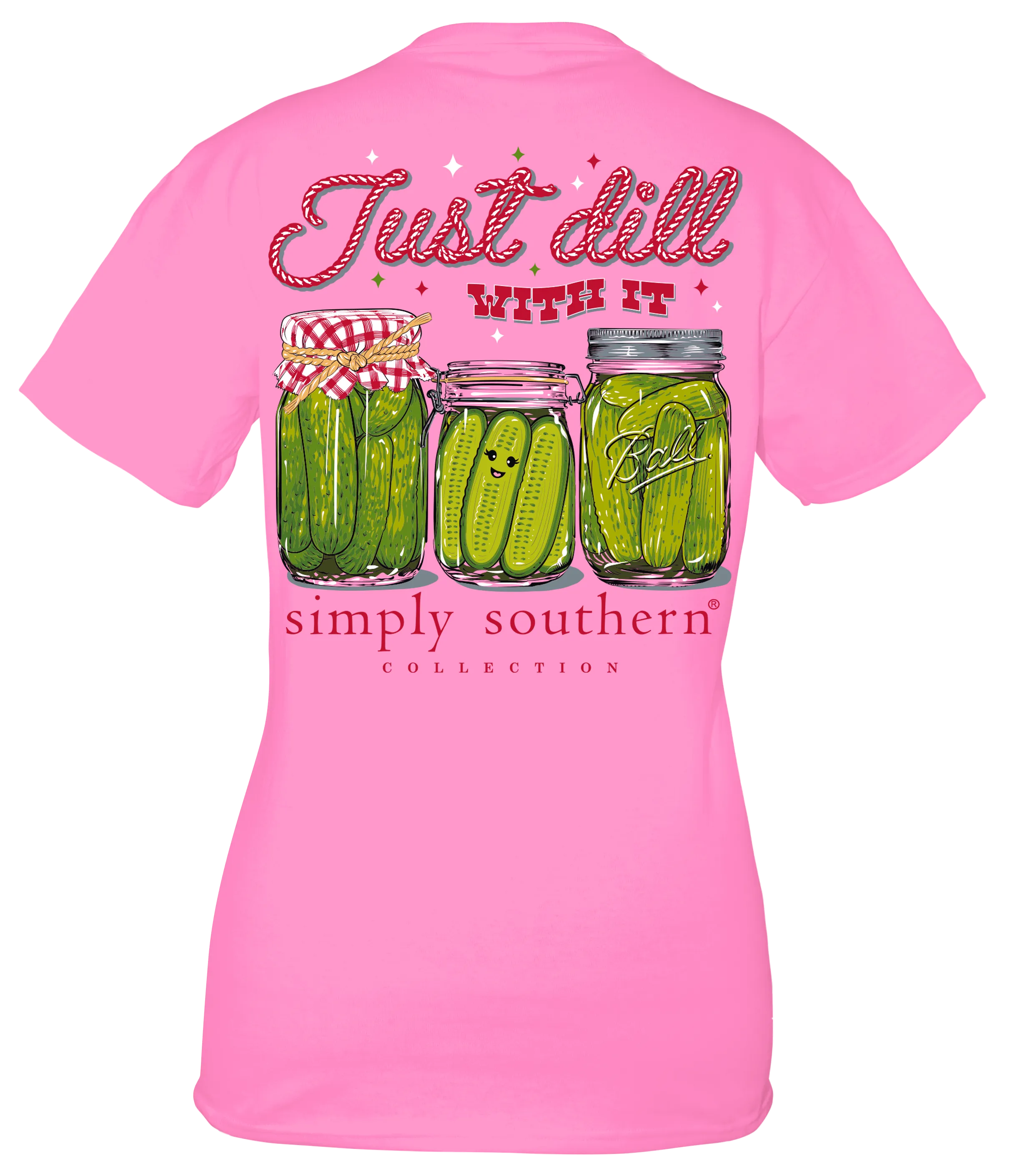 Simply Southern short sleeve tshirt Just Dill with it