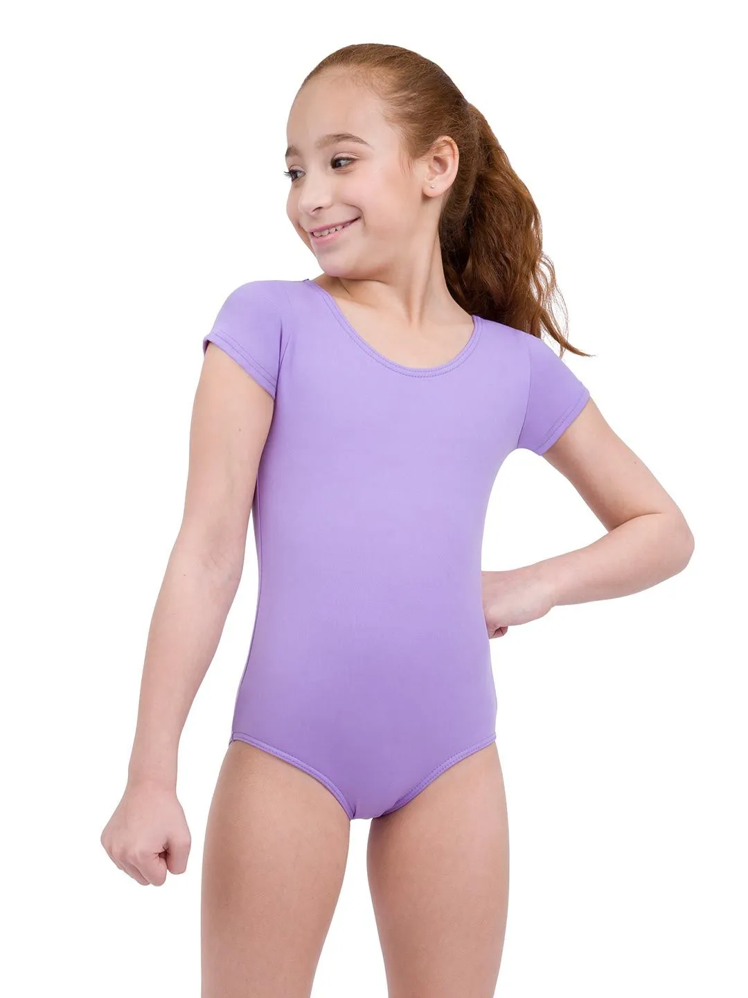 TB132C (Girls Short Sleeve Leotard)