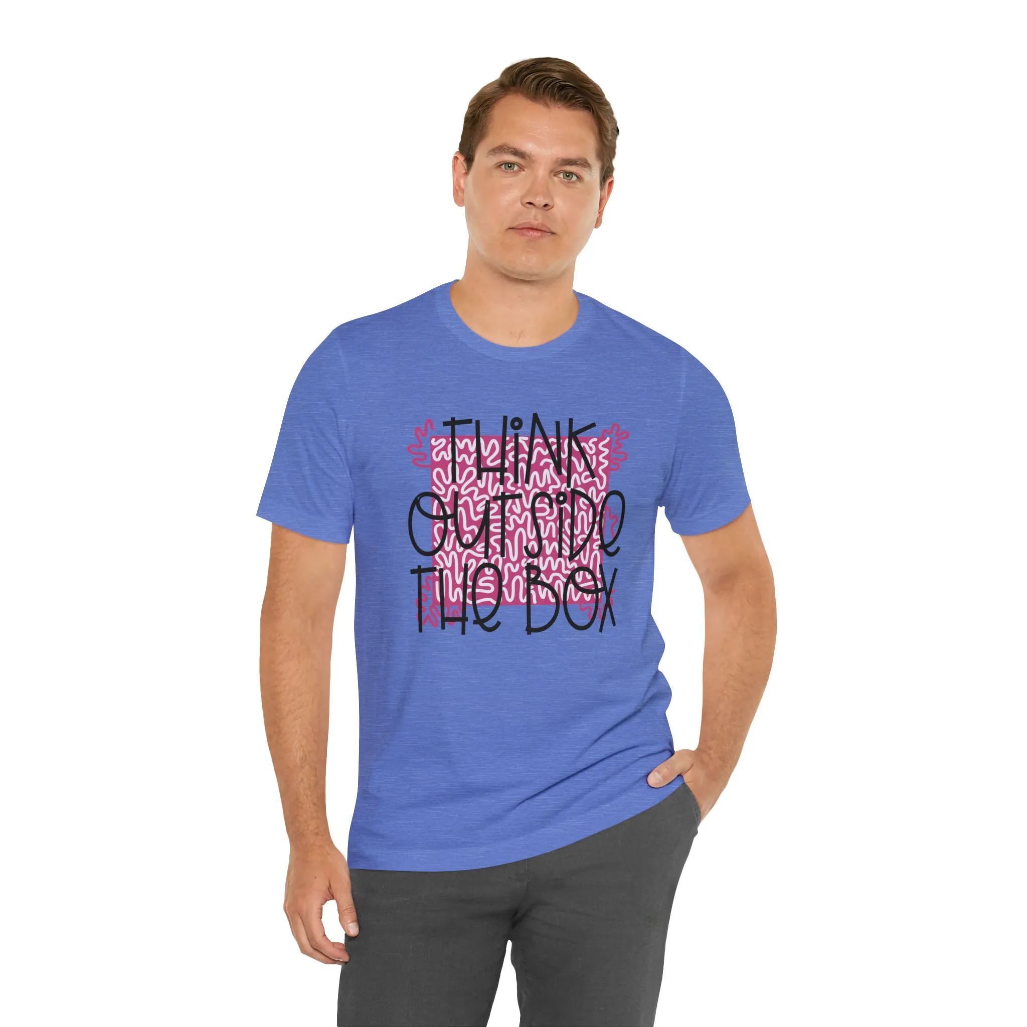 Think outside the box Unisex Jersey Short Sleeve Tee