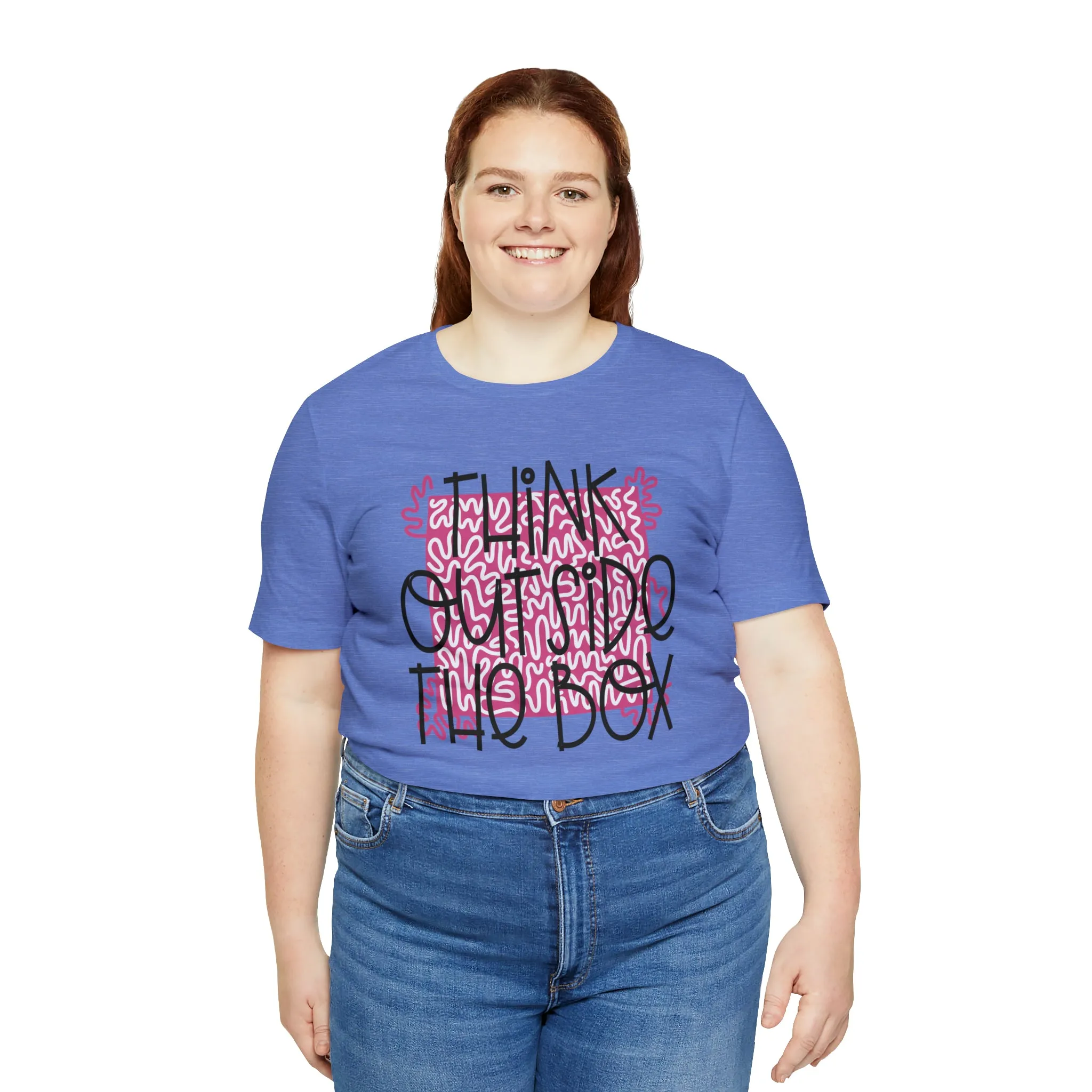 Think outside the box Unisex Jersey Short Sleeve Tee