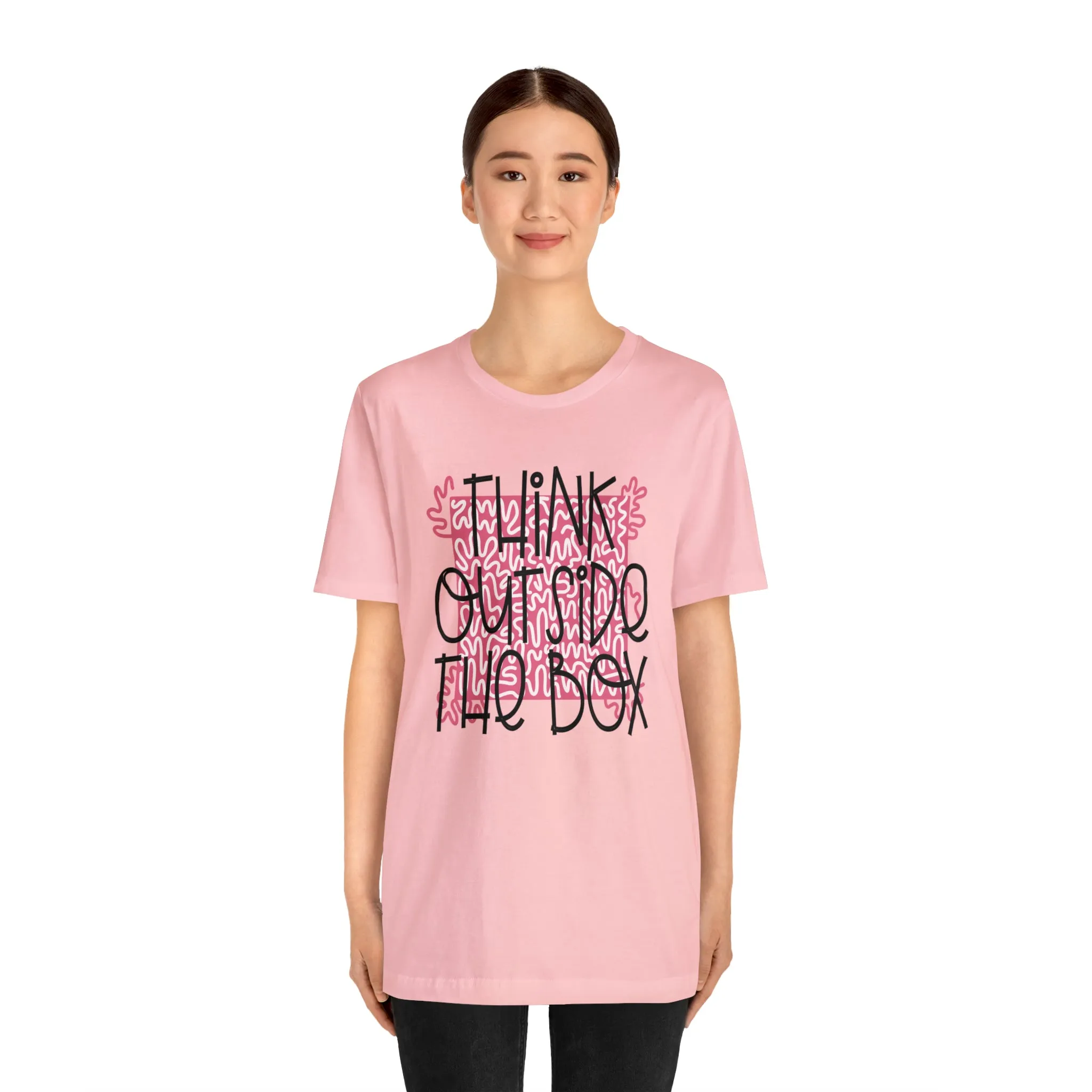 Think outside the box Unisex Jersey Short Sleeve Tee