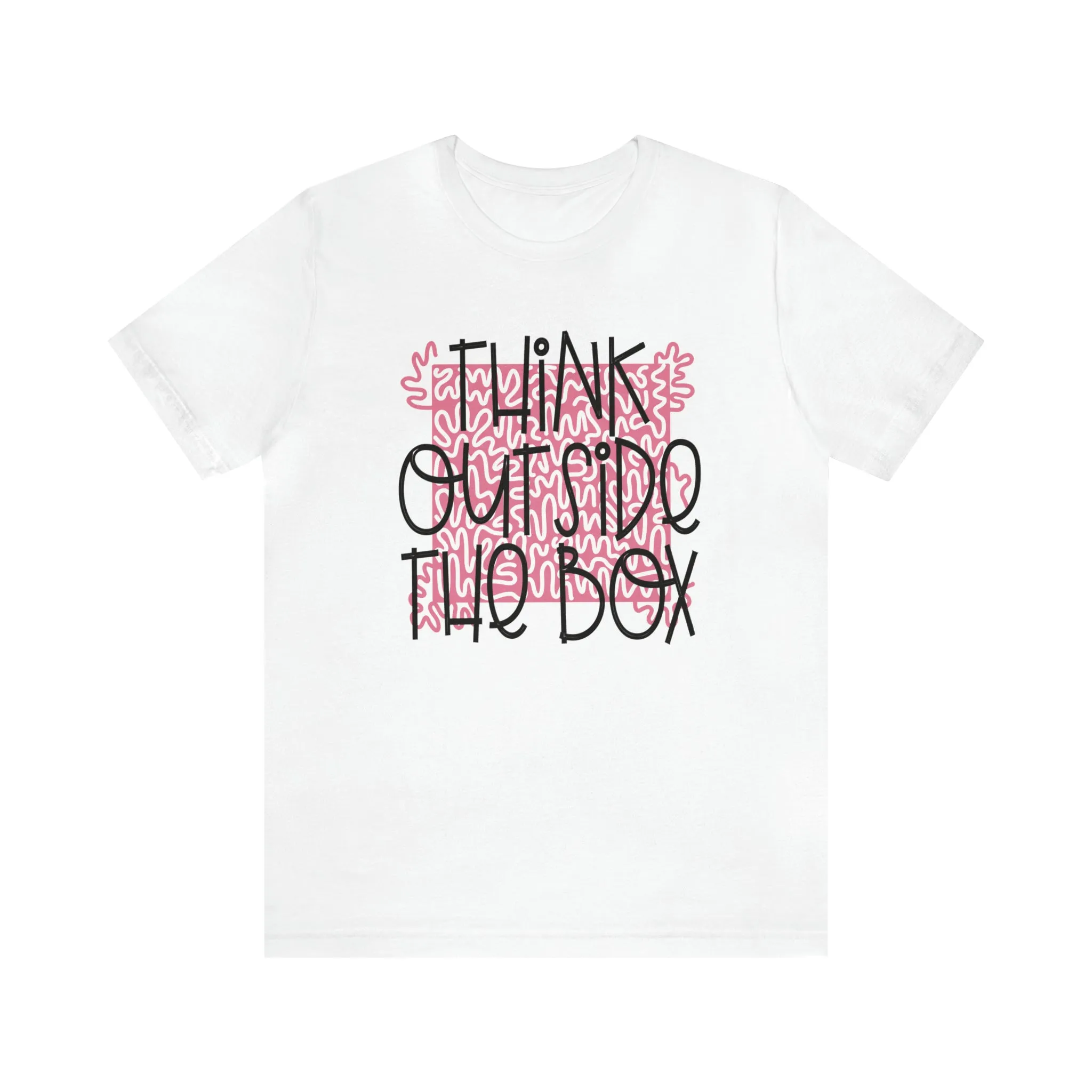 Think outside the box Unisex Jersey Short Sleeve Tee