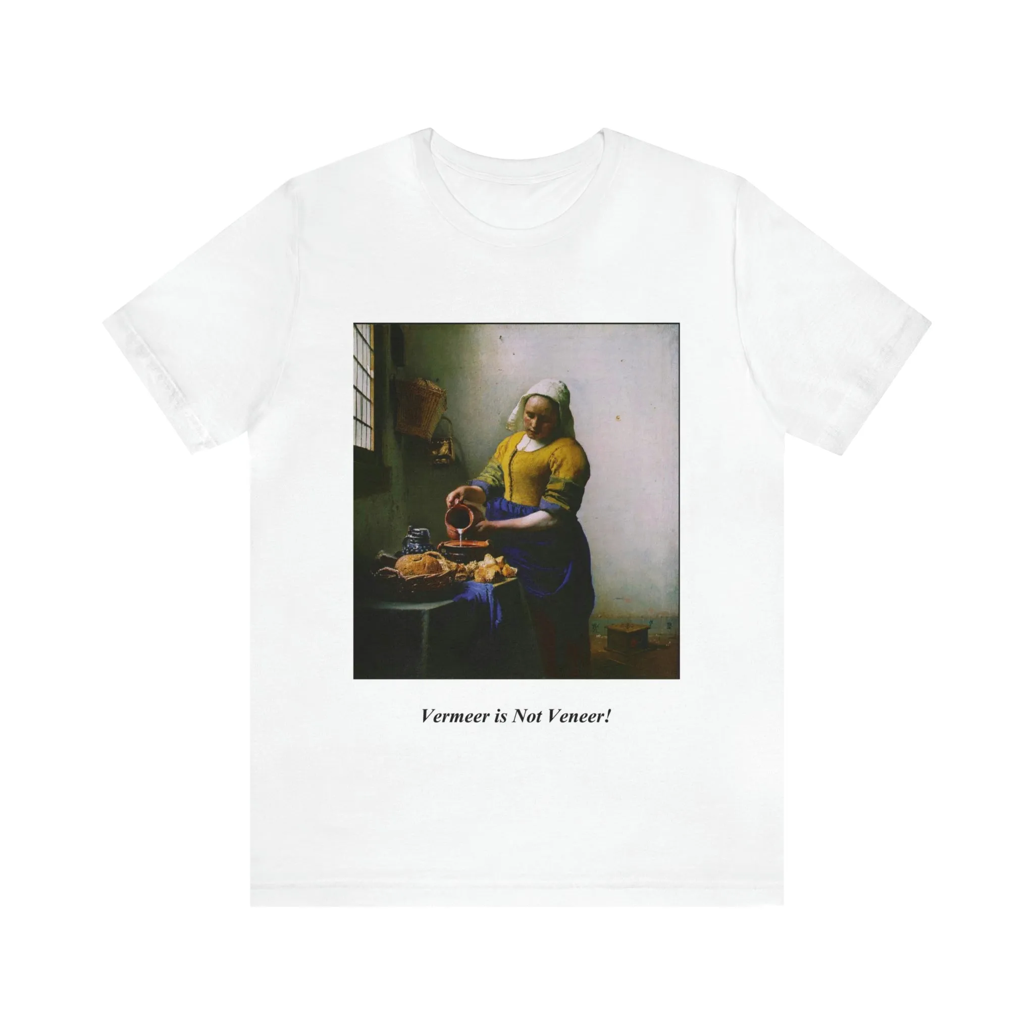 Vermeer is not Veneer - Unisex Jersey Short Sleeve Tee