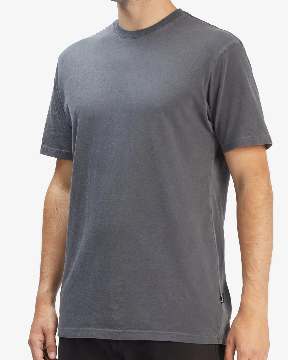 Wave Washed Short Sleeve T-Shirt - Charcoal